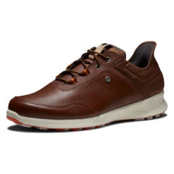 FootJoy FJ Stratos W22 ATHLETIC 7 MED WHTBLKIRO -Elite Golf Shop 406066 TortoiseShell PottingSoil FootJoy Mens Stratos Shoes 4