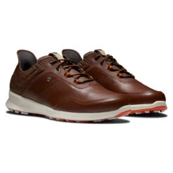 FootJoy FJ Stratos W22 ATHLETIC 7 MED WHTBLKIRO -Elite Golf Shop 406066 TortoiseShell PottingSoil FootJoy Mens Stratos Shoes 6