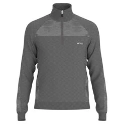 Hugo Boss Windtop Zandi S22 MENS LS SMALL DARK BLUE -Elite Golf Shop 406877 MediumGrey Hugo Boss Zandi Midlayer 1 1