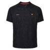 Ellesse Polo Mikia Print W22 MENS SS SMALL BLACK -Elite Golf Shop 407050 black 1