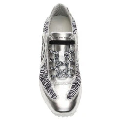 Duca Del Cosma Kubana S22 ATHLETIC 3.0 WHITE -Elite Golf Shop 407203 Silver Zebra Duca Del Cosma Kubana Ladies Shoes 3