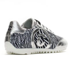 Duca Del Cosma Kubana S22 ATHLETIC 3.0 WHITE -Elite Golf Shop 407203 Silver Zebra Duca Del Cosma Kubana Ladies Shoes 6