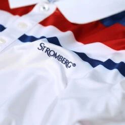 Stromberg Polo Panel WC W22 MENS SS SMALL WHT/RED -Elite Golf Shop 407448 stromberg panel polo white red 4
