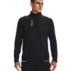 Under Armour UA Windtop Storm Daytona W22 MENS HZ L SMALL BLACKBLAC -Elite Golf Shop 407931 Black Black Under Armour Mens Storm Daytona Zip Midlayer 1