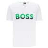 Hugo Boss Polo Tee 1 W22 MENS SS SMALL BRGHT BLU -Elite Golf Shop 408306 White Hugo Boss Mens Tee 1 T Shirt 1