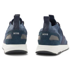 Hugo Boss Titanium Runn W22 ATHLETIC 7 GREY -Elite Golf Shop 408700 DarkBlue Hugo Boss Mens Titanium Running Style KNSTA Trainers 4