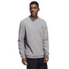 Adidas Golf Adidas Sweater Core Crew W22 MENS CN SMALL GREY -Elite Golf Shop 408803 Grey adidas Golf Mens PRIMEGREEN Core Crew Midlayer 2