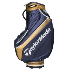 TaylorMade TMade PGA ChampionshipStaff Bg NAVY GOLD -Elite Golf Shop 409068 Navy Gold TaylorMade PGA Championship Staff Bag 2022 5