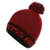 Benross Hat Bobble Knit StrW22 KIDS HAT ONE SIZE REDBLACK -Elite Golf Shop 409377 navy orange 1