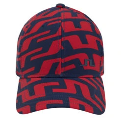 J.Lindeberg JLBerg Cap Gilbert Print W22 MENS CAP ONE SIZE RED