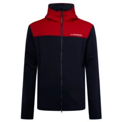 J.Lindeberg JLBerg Windtop Jeff Hood W22 MENS LS SMALL NAVY -Elite Golf Shop 409591 Navy J Lindeberg Mens Jeff Hood Midlayer 1