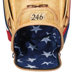 TaylorMade TMade Summer Commem Staff Bag UNISEX ONE SIZE TEA RED NAVY -Elite Golf Shop 409917 TaylorMade Summer Commemorative Staff Bag 2022 5