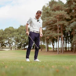 Stromberg Polo LS Coach W22 MENS SS SMALL WHTBLUE -Elite Golf Shop 410154 White Blue Stromberg Lee Sharpe Coach Polo Shirt 6