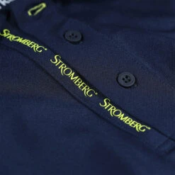 Stromberg Polo LS Placket W22 MENS SS SMALL NAVY -Elite Golf Shop 410184 Navy Stromberg Lee Sharpe Placket Polo Shirt 3
