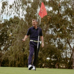 Stromberg Polo LS Placket W22 MENS SS SMALL NAVY -Elite Golf Shop 410184 Navy Stromberg Lee Sharpe Placket Polo Shirt 5