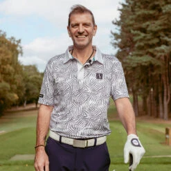 Stromberg Polo LS Winger S23 MENS SS SMALL WHITE RED -Elite Golf Shop 410318 white grey stromgerg winger polo shirt 6