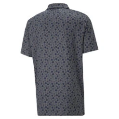 PUMA Golf Puma Polo Mattr Beach Trip W22 MENS SS SMALL WHTQTESHD -Elite Golf Shop 410692 QuietShade NavyBlazer PUMA Golf Mens MATTR Beach Trip Polo Shirt 2