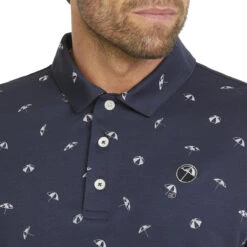 PUMA Golf Puma Polo Dancing UmbrellasW22 MENS SS SMALL PNKLAV -Elite Golf Shop 410783 NavyBlaze HighRise PUMA Golf Mens Armold Palmer CLOUDSPUN Dancing Umbrellas Polo Shirt 3