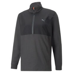 PUMA Golf Puma Windtop Cloudsp WRMLBLW22 MENS LS SMALL BLACK