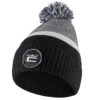 Cobra Beanie Crown C Pom W22 MENS HAT ONE SIZE BLACK -Elite Golf Shop 410902 Black COBRA Golf Mens Crown C Pom Beanie 1