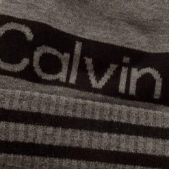 Calvin Klein CK Hat Logo Bobble Pom W22 MENS HAT ONE SIZE GREYBLACK -Elite Golf Shop 411873 Grey Black Calvin Klein Mens Logo Bobble Golf Hat 3