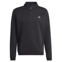 Adidas Golf Adidas Windtop Authentic LCW22 MENS LS SMALL NAVY -Elite Golf Shop 412205 Black adidas Mens Authentic Quarter Zip Golf Mid Layer 1