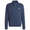 Adidas Golf Adidas Windtop Authentic LCW22 MENS LS SMALL NAVY -Elite Golf Shop 412205 Navy adidas Mens Authentic Quarter Zip Golf Mid Layer 1