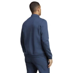 Adidas Golf Adidas Windtop Authentic LCW22 MENS LS SMALL NAVY -Elite Golf Shop 412205 Navy adidas Mens Authentic Quarter Zip Golf Mid Layer 3