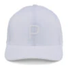 PUMA Golf Puma Cap Tech P Snapback S23 MENS CAP ONE SIZE WHTEBLACK -Elite Golf Shop 412299 White Black PUMA Mens Tech P Snapback Golf Cap 1