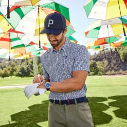 PUMA Golf Puma Polo APMattr SixtyTwo S23 MENS SS SMALL NVYBLAZER -Elite Golf Shop 412465 NavyBlazer PUMA Mens Arnold Palmer MATTR Sixty Two Golf Polo Shirt 3