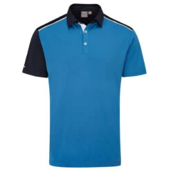 Ping Polo Mack S23 MENS SS SMALL BLUE