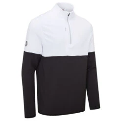 Ping Midlayer Nexus S23 MENS LS SMALL BLUE -Elite Golf Shop 412920 Black White PING Mens Nexus Golf Half Zip Mid Layer 3