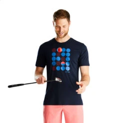 Ping Tee Split Ball S23 MENS SS SMALL NAVY -Elite Golf Shop 412995 navy model 2