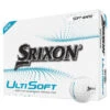 Srixon SRX UltiSoft 4 12 Pack UNISEX WHITE -Elite Golf Shop 413185 White Srixon UltiSoft 12 Ball Pack 1