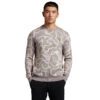Lyle & Scott Lyle Scott Windtop Contour W22 MENS LS SMALL DKNVYPET -Elite Golf Shop 413513 WarmDust Grey LyleScott Mens Contour Sweater 1