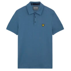 Lyle & Scott Lyle Scott Polo Contour PlcW22 MENS SS SMALL AZURE