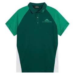 J.Lindeberg JLBerg Polo Lars Players S23 MENS SS SMALL BOSPHORUS -Elite Golf Shop 414077 Bosphorus JLindeberg Mens Lars Players Golf Polo Shirt 1