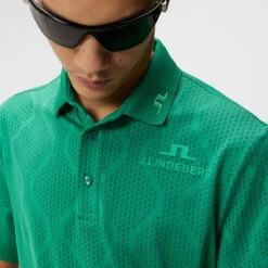 J.Lindeberg JLBerg Polo Mat Players S23 MENS SS SMALL BOSPHORUS -Elite Golf Shop 414288 Bosphorus JLindeberg Mens Mat Players Golf Polo Shirt 5