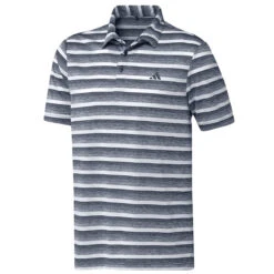 Adidas Golf Adidas Polo 2 Colour StripeS23 MENS SS SMALL NAVYWHITE -Elite Golf Shop 414440 Navy White adidas Golf Mens Two Colour Striped Golf Polo Shirt 1