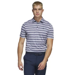 Adidas Golf Adidas Polo 2 Colour StripeS23 MENS SS SMALL NAVYWHITE