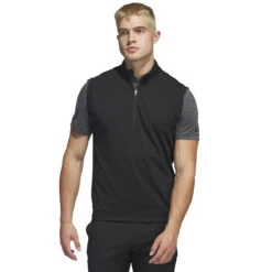 Adidas Golf Adidas Vest Elevated S23 MENS SL SMALL COLGNVY -Elite Golf Shop 414515 Black 2