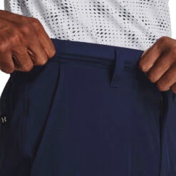 Under Armour UA Pant Drive Tapered S23 MENS FFR 30W REG BKHALOGRY -Elite Golf Shop 415428 MidnightNavy HaloGray Under Armour Mens Drive Tapered Golf Trousers 3