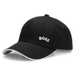 Hugo Boss Cap Bold Curved S23 MENS CAP ONE SIZE DARK BLUE -Elite Golf Shop 417778 Black Hugo Boss Mens Bold Curved Golf Cap 1