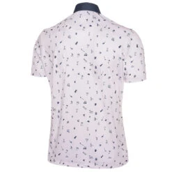 Galvin Green GGreen Polo Miro V8 S23 MENS SS SMALL WHITEBLK -Elite Golf Shop 418137 Grey Navy Galvin Green Mens Miro Polo Shirt 2