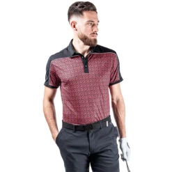 Galvin Green GGreen Polo Millard V8 S23 MENS SS SMALL GRYSHARKW