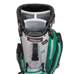 Titleist Players 4 StaDryStand BLACK GREY GREEN -Elite Golf Shop 418252 Black Grey Green Titleist Players4 StaDry Golf Stand Bag 4