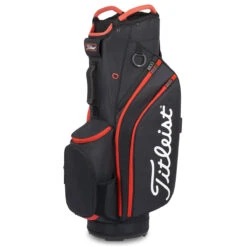 Titleist 14 Cart Bag ROYAL BLACK GREY -Elite Golf Shop 418254 Black Black Red Titleist 14 Golf Cart Bag 1 1