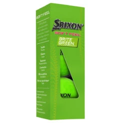 Srixon Soft Feel Brite 12 Pk BRITE GREEN -Elite Golf Shop 419305 srixon brite green 4