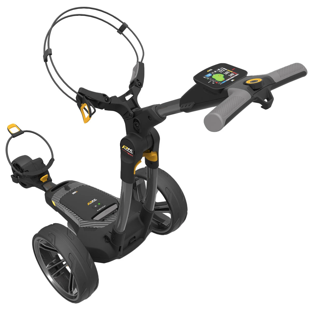 Powakaddy CT8 GPS 18 Hole Lith 18 HOLE GUNMETAL CARBON TRIM 3 Powakaddy CT8 GPS 18 Hole Lith 18 HOLE GUNMETAL CARBON TRIM
