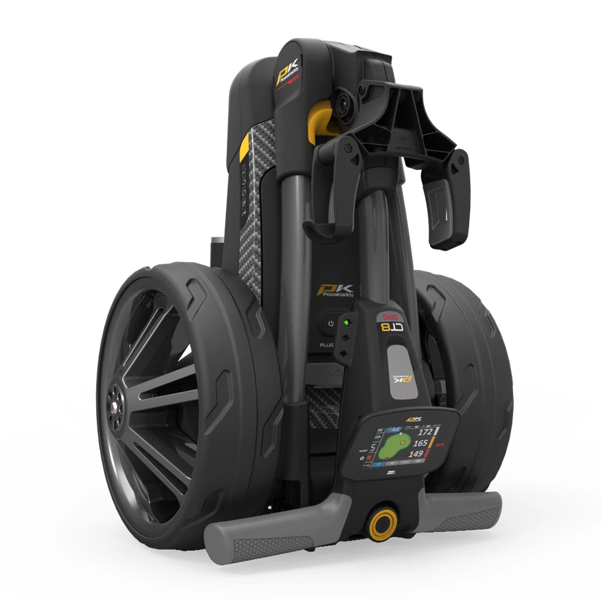 Powakaddy CT8 GPS 18 Hole Lith 18 HOLE GUNMETAL CARBON TRIM 5 Powakaddy CT8 GPS 18 Hole Lith 18 HOLE GUNMETAL CARBON TRIM - Image 3